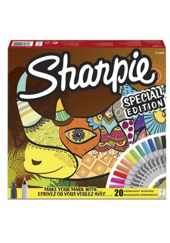Sharpie Markör Permanent Fine 20 Li Gergedan 2110122