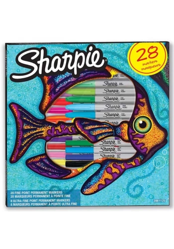 Sharpie Markör Permanent Fine 28 Li Balık 2061125