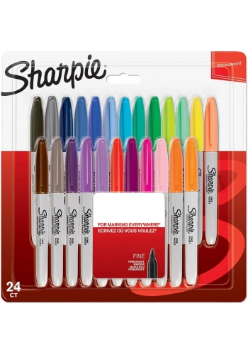 Sharpie Permanent Markör Fine 24lü