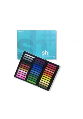 Shinhan Art Soft Pastel Toz Pastel Boya Seti 36 Renk Tam Boy (Large)