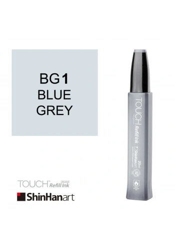 Shinhanart Touch Ink Alkol Bazlı Mürekkep 20ml BG1 Blue Grey