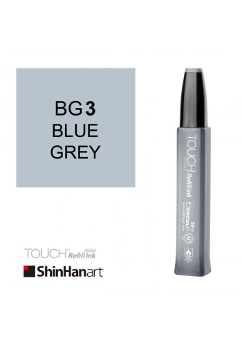 Shinhanart Touch Ink Alkol Bazlı Mürekkep 20ml BG3 Blue Grey