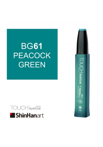 Shinhanart Touch Ink Alkol Bazlı Mürekkep 20ml BG61 Peacock Green