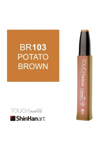 Shinhanart Touch Ink Alkol Bazlı Mürekkep 20ml BR103 Potato Brown