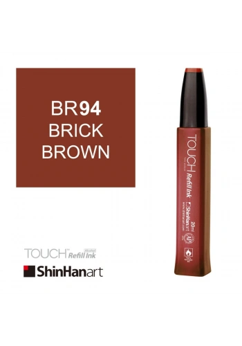 Shinhanart Touch Ink Alkol Bazlı Mürekkep 20ml BR94 Brick Brown