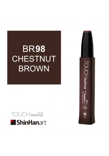 Shinhanart Touch Ink Alkol Bazlı Mürekkep 20ml BR98 Chestnut Brown