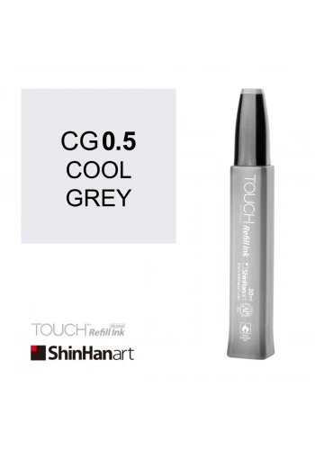 Shinhanart Touch Ink Alkol Bazlı Mürekkep 20ml CG0.5 Cool Grey