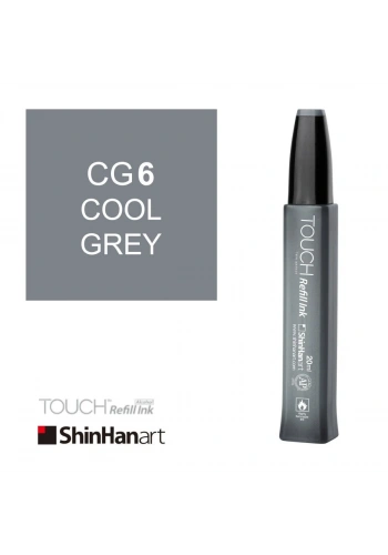 Shinhanart Touch Ink Alkol Bazlı Mürekkep 20ml CG6 Cool Grey