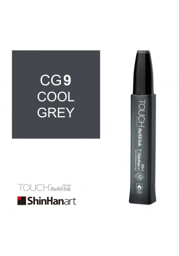 Shinhanart Touch Ink Alkol Bazlı Mürekkep 20ml CG9 Cool Grey