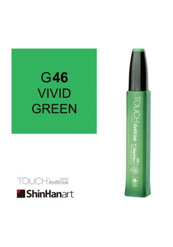 Shinhanart Touch Ink Alkol Bazlı Mürekkep 20ml G46 Vivid Green