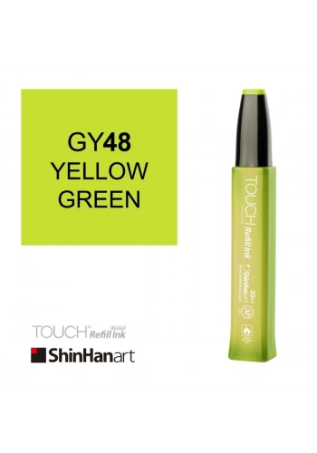 Shinhanart Touch Ink Alkol Bazlı Mürekkep 20ml GY48 Yellow Green