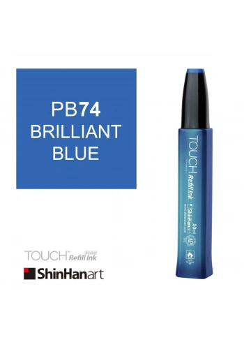 Shinhanart Touch Ink Alkol Bazlı Mürekkep 20ml PB74 Brilliant Blue