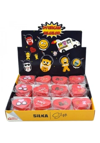 SİLKA 4 DESEN MANDALA KALP SİLGİ 36 LI ART.50