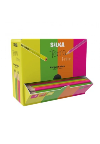 Silka Kurşun Kalem Hex Prime Neon 144 Lü Stand Art.1498st