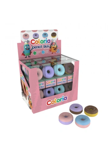 Silka Silgi Art.1434 Colorıa 24 Lü Donat 3D