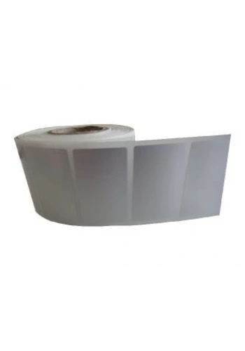 SİLVER MAT BARKOD ETİKETİ 30X50 TEKLİ 1000 ADET