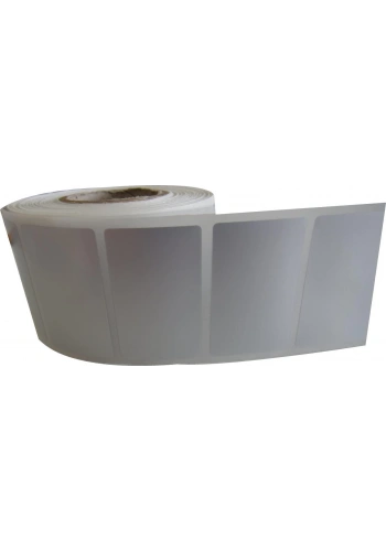 SİLVER MAT BARKOD ETİKETİ 40X80 1000 ADET