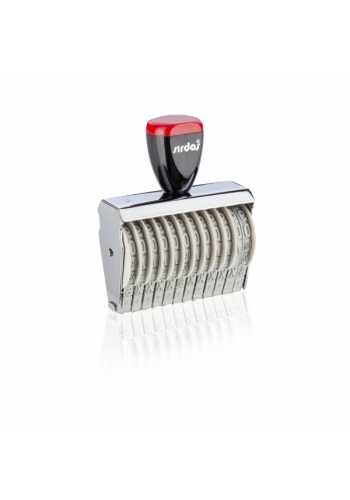 Sırdaş Numaratör Elle Çevirmeli 12 Hane 9 MM 15912