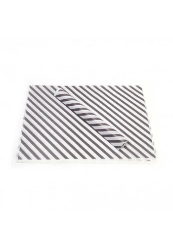 SİYAH ÇİZGİ BASKILI 40GR İTHAL BEYAZ SÜLFİT AMBALAJ KAĞIDI 70X100CM - 5 KG