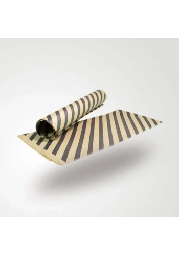 SİYAH ÇİZGİ BASKILI 40GR İTHAL ŞAMUA KRAFT AMBALAJ KAĞIDI 70X100CM 5 kg