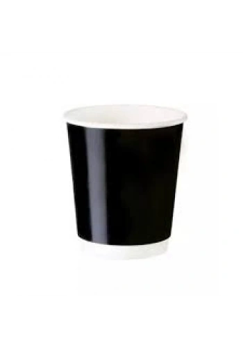 SİYAH DOUBLE WALL 8 OZ ( 250 ML ) KARTON BARDAK ARNES 500 ADET