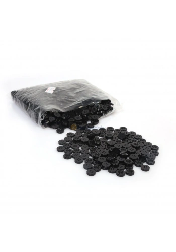 Siyah Gömlek Düğmesi 100 Adet