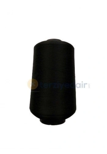 Siyah Overlok İpliği Küçük Bobin