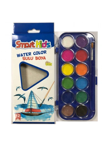 Smart Kıds Sulu Boya 12 Li 3566