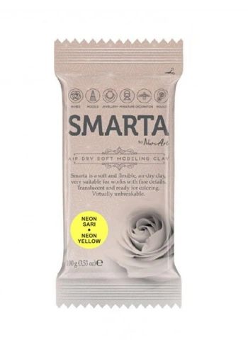Smarta Havayla Kuruyan Modelleme Hamuru 100 gr. NEON SARI