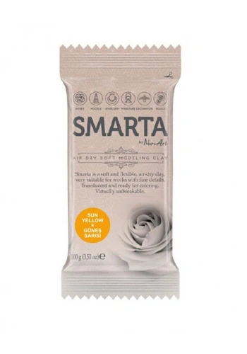 Smarta Havayla Kuruyan Modelleme Hamuru 100 gr. GÜNEŞ SARISI