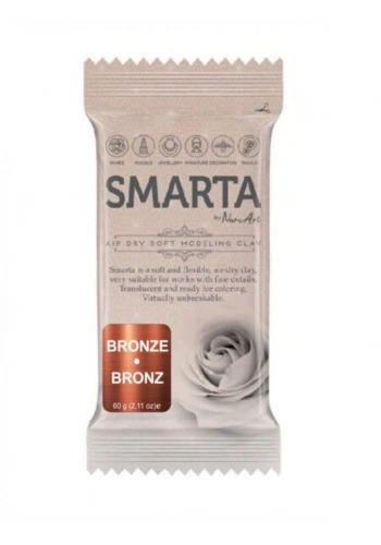 Smarta Havayla Kuruyan Modelleme Hamuru 60 gr. METALİK BRONZ