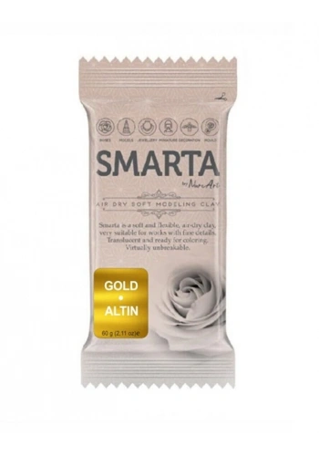 Smarta Havayla Kuruyan Modelleme Hamuru 60 gr. METALİK ALTIN