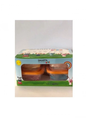 Smarta Kids Hava İle Kuruyan Modelleme Hamuru Çok Renkli Okul Seti 4x70 gr. Karışık Renk