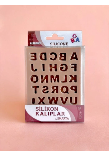 Smarta Silicone Moulds Silikon Epoksi ve Polimer Kil Kalıbı ALPHABET