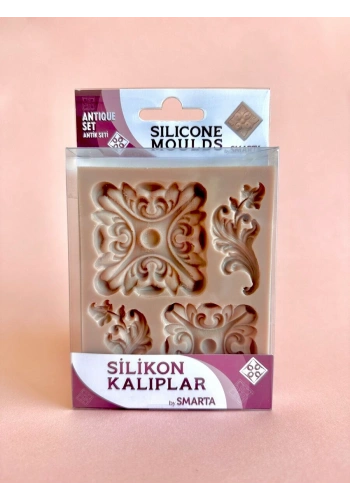 Smarta Silicone Moulds Silikon Epoksi ve Polimer Kil Kalıbı ANTIQUE SET