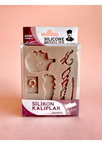 Smarta Silicone Moulds Silikon Epoksi ve Polimer Kil Kalıbı ATATURK SET