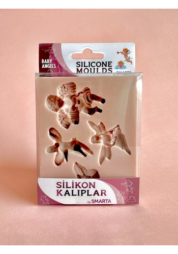 Smarta Silicone Moulds Silikon Epoksi ve Polimer Kil Kalıbı BABY ANGELS