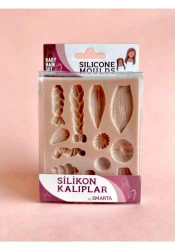 Smarta Silicone Moulds Silikon Epoksi ve Polimer Kil Kalıbı BABY HAIR SET