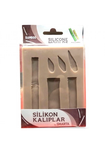 Smarta Silicone Moulds Silikon Epoksi ve Polimer Kil Kalıbı BAMBOO