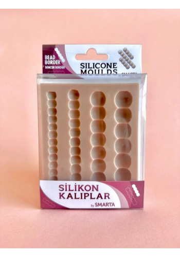 Smarta Silicone Moulds Silikon Epoksi ve Polimer Kil Kalıbı BEAD BORDER