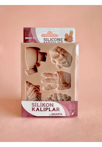 Smarta Silicone Moulds Silikon Epoksi ve Polimer Kil Kalıbı BREAD SET