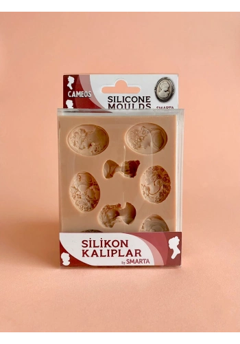 Smarta Silicone Moulds Silikon Epoksi ve Polimer Kil Kalıbı CAMEOS