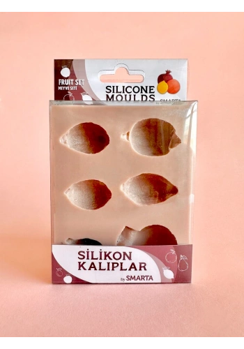 Smarta Silicone Moulds Silikon Epoksi ve Polimer Kil Kalıbı FRUIT SET