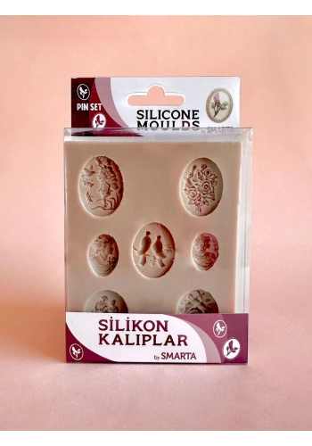 Smarta Silicone Moulds Silikon Epoksi ve Polimer Kil Kalıbı JEWELERY / PIN SET