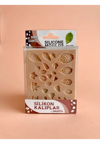 Smarta Silicone Moulds Silikon Epoksi ve Polimer Kil Kalıbı MINI LEAVES