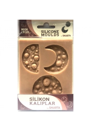 Smarta Silicone Moulds Silikon Epoksi ve Polimer Kil Kalıbı MOON CYCLES