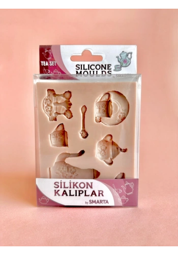 Smarta Silicone Moulds Silikon Epoksi ve Polimer Kil Kalıbı TEA SET