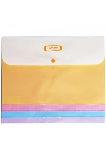 Smato Çıtçıtlı Evrak Zarfı Mat Pembe W7536