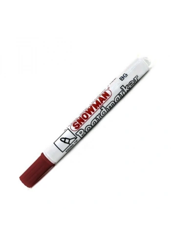 Snowman Beyaz Tahta Kalemi Doldurulabilir Kahve Bg-12