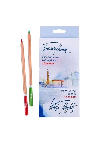 St. Petersburg White Nights Aquarell Sulu Boya Kalemi Seti 12 Renk